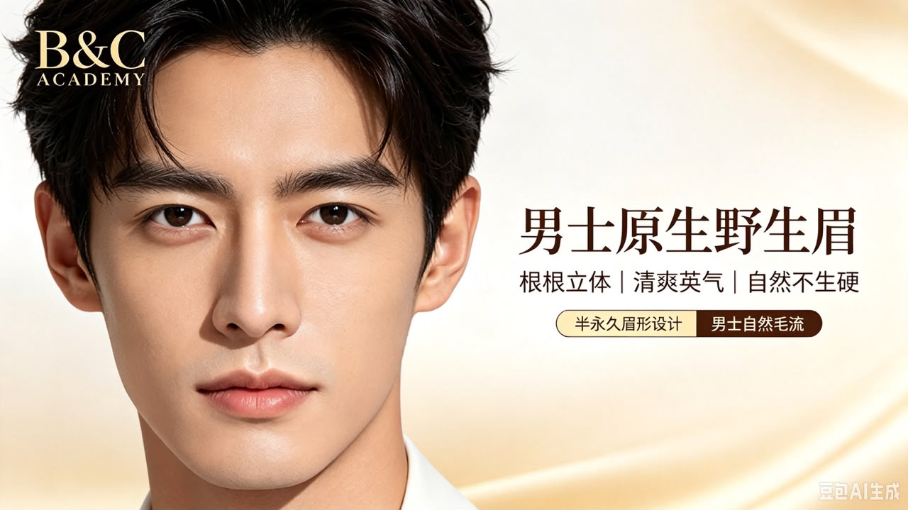Natural men's brow design